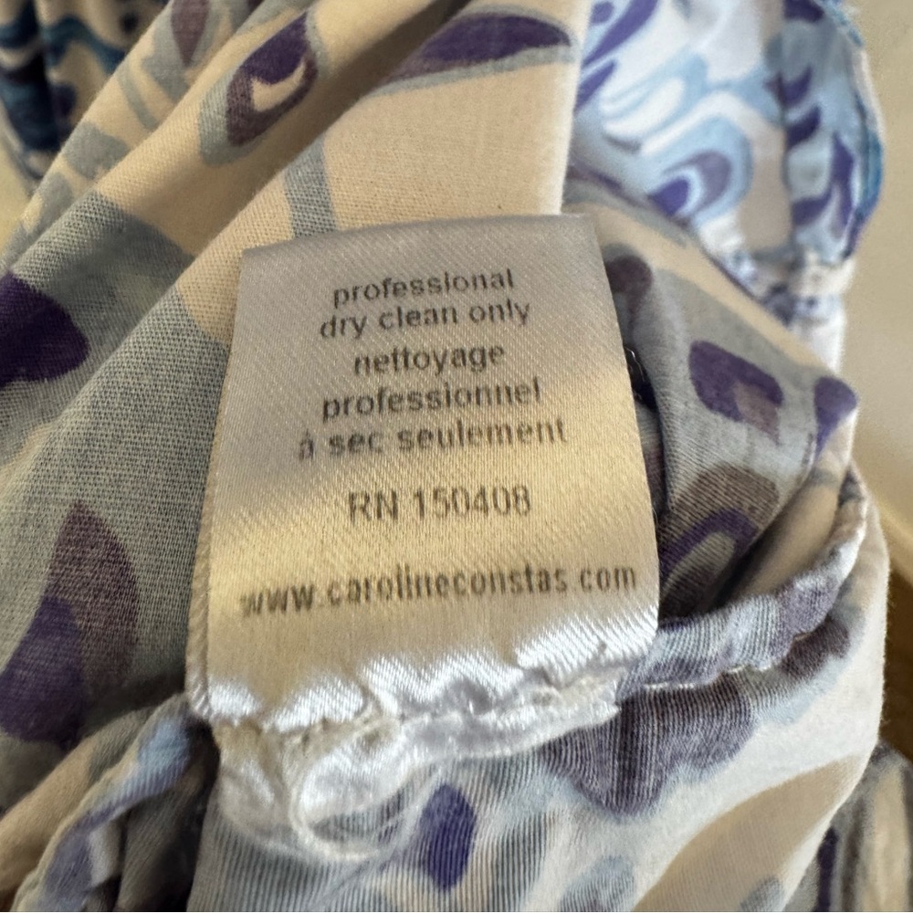 Caroline Constas Bardot Puff Sleeve Maxi Dress Size Medium - Picture 13 of 13